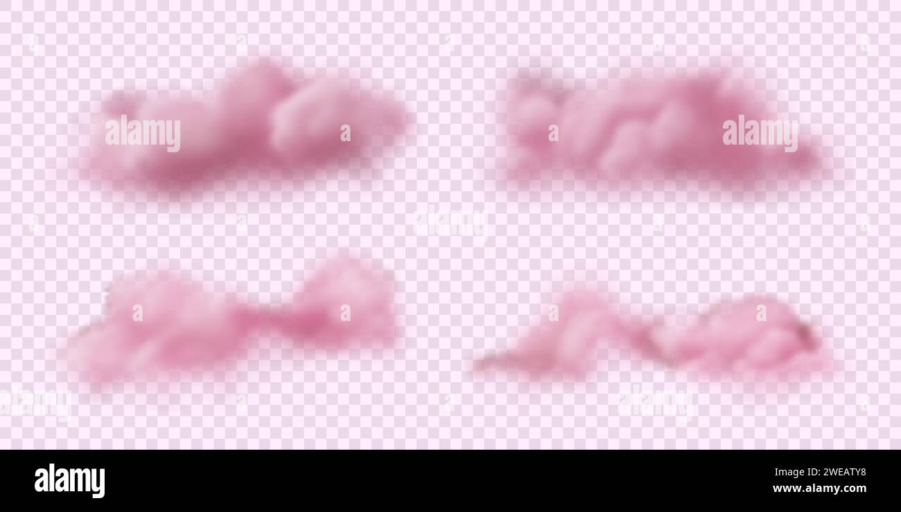 Satz roter holographischer Dichtungen. Vektorentwurzelemente. Stock Vektor
