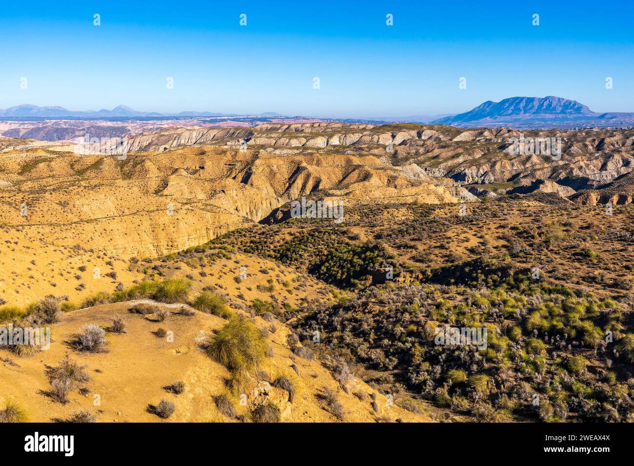 Gorafe-Wüste (Spanien) Stockfoto