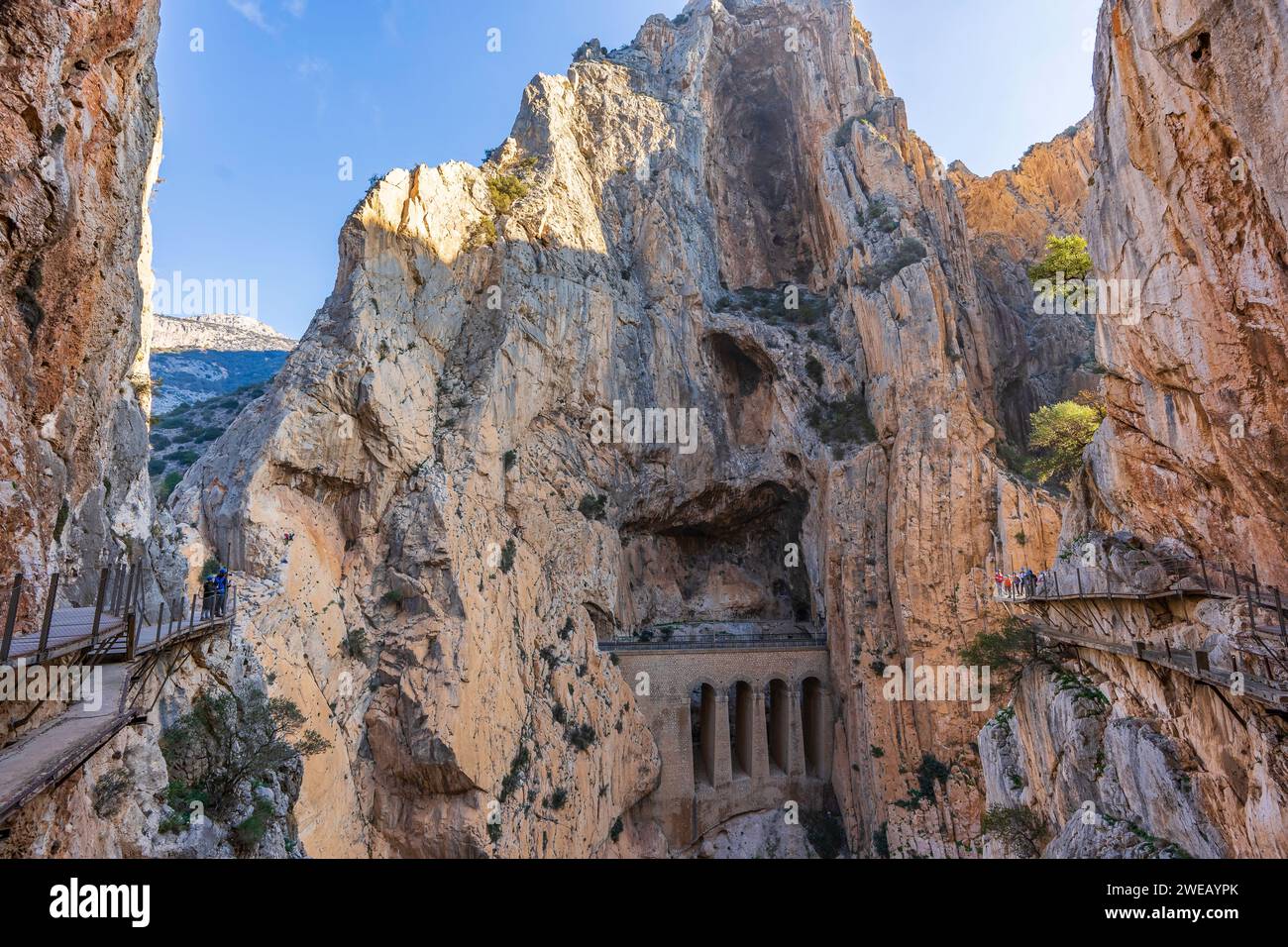 Caminito del Rey (Spanien) Stockfoto