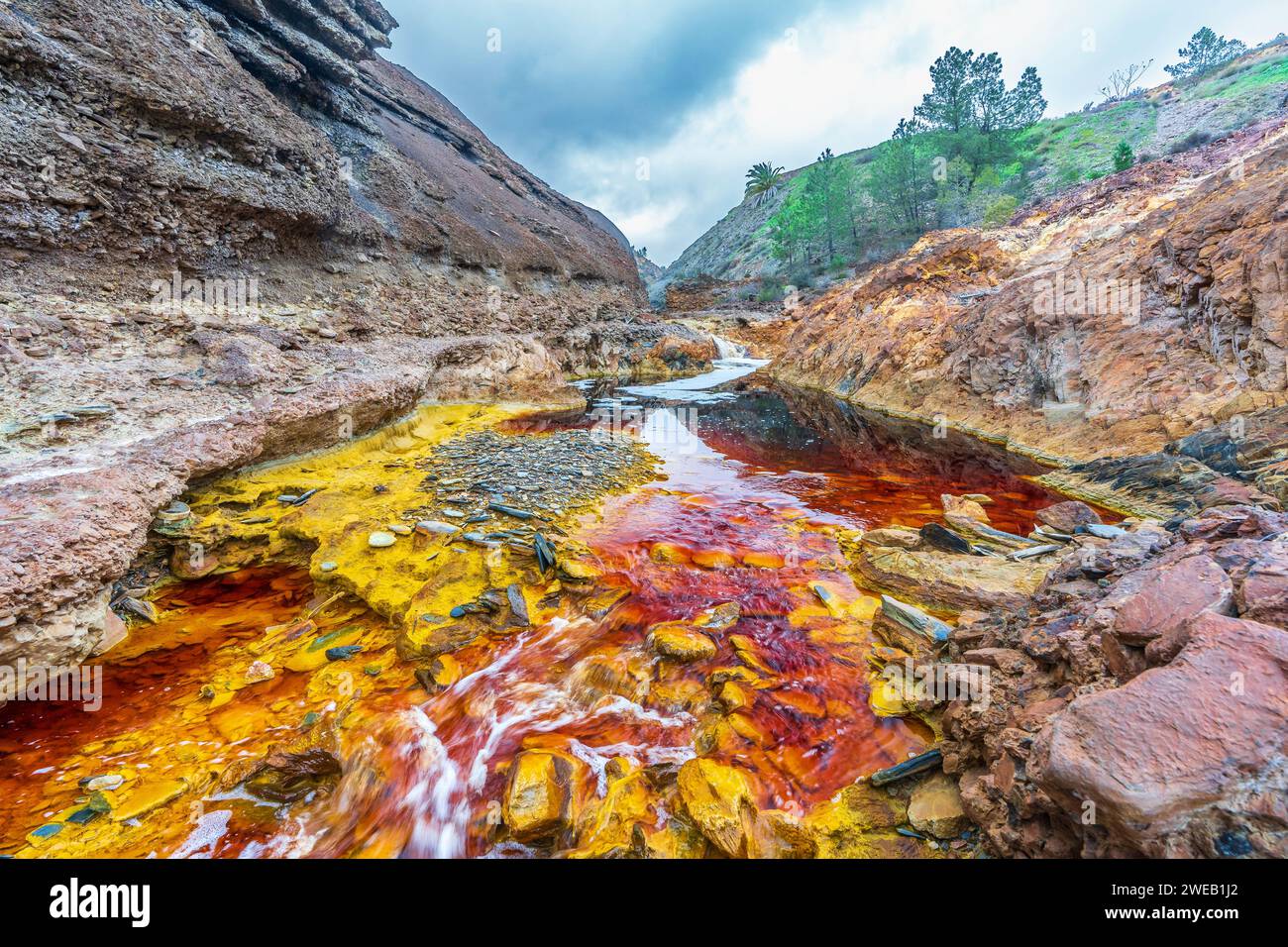 Rio Tinto (Spanien) Stockfoto