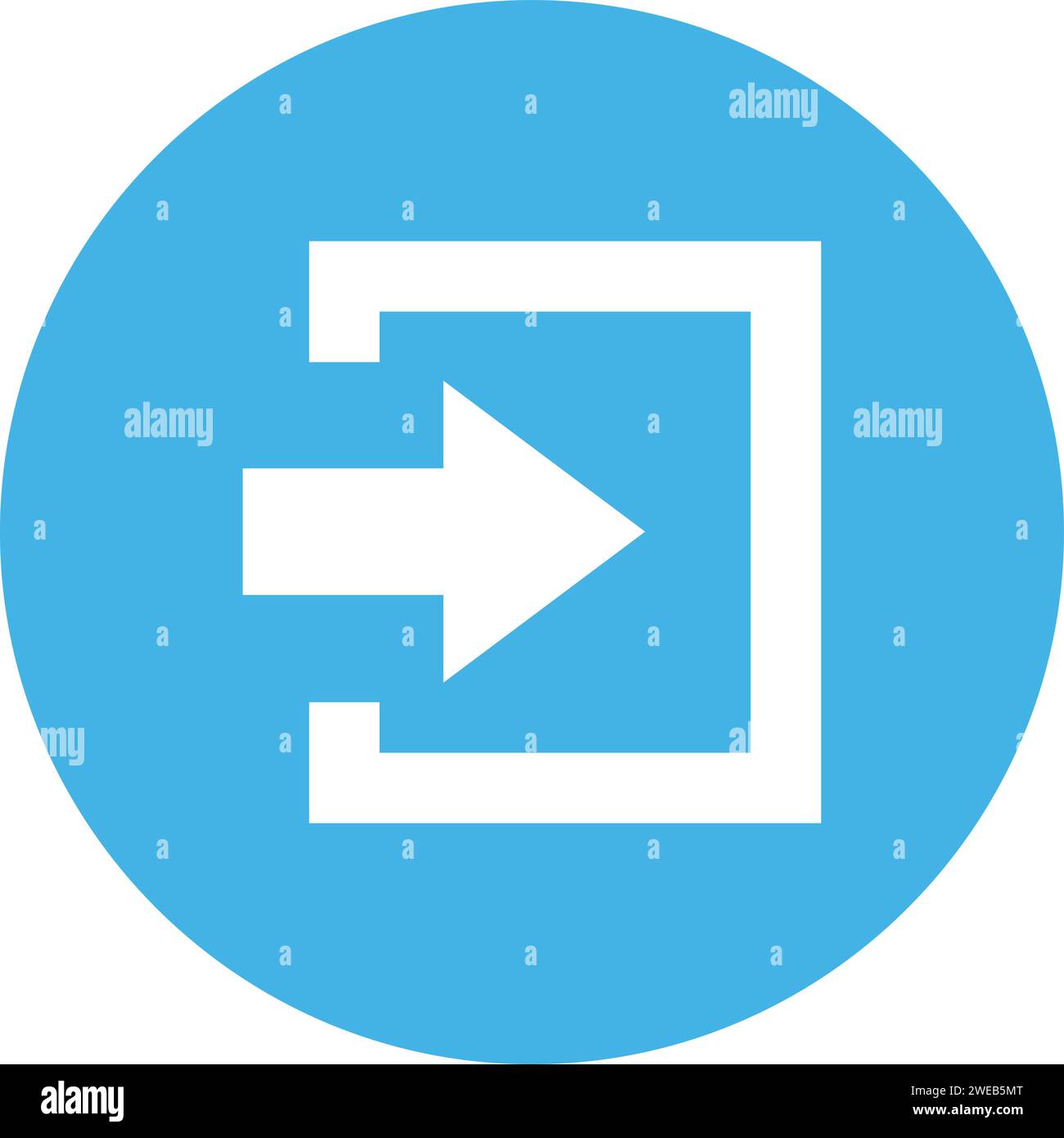 Vektorbild des Symbols für Eingabesymbole. Stock Vektor