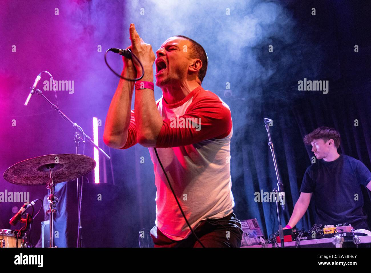 Benefits Supporting the Libertines at Arc, Stockton 23. Januar 2024 Stockfoto