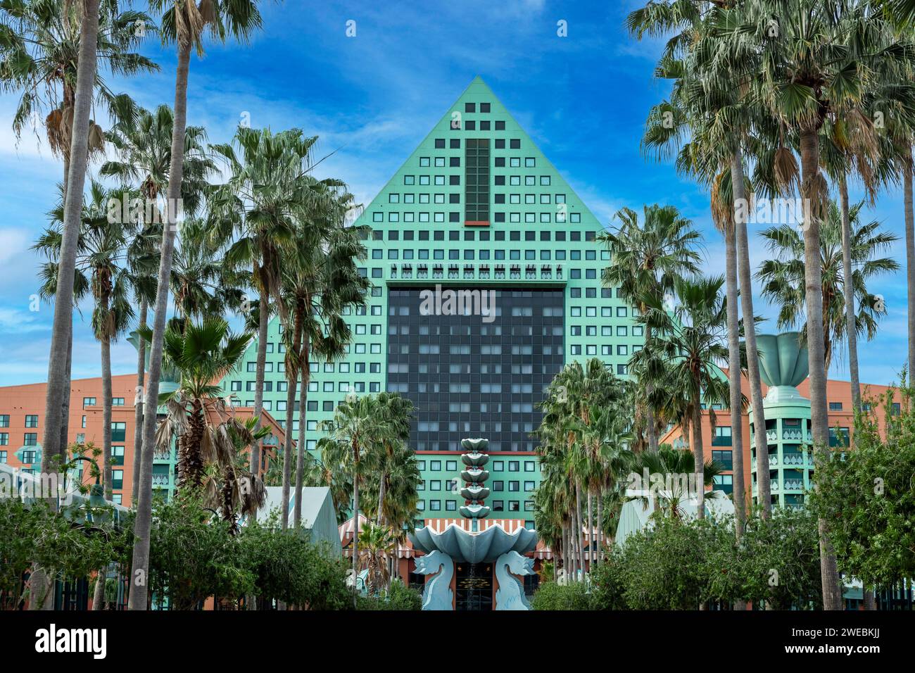Walt Disney World Dolphin Resort Hotel. Stockfoto