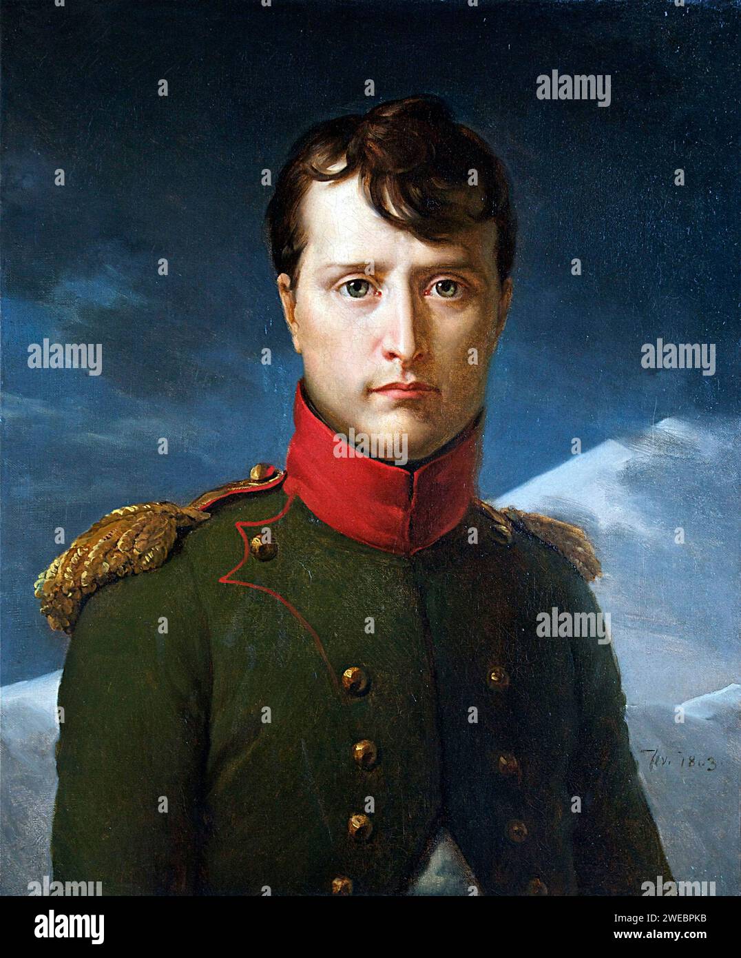 Napoleon Bonaparte als erster Konsul, 1803, Gemälde von Francois Gérard Stockfoto