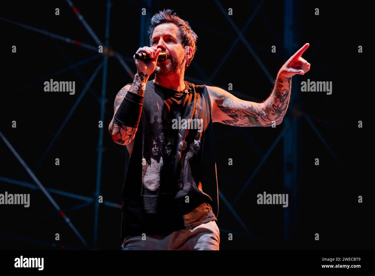 Italien 03 Juni 2023 Simple Plan Live beim Slam Dunk Italy Festival Bellaria-Igea Marina © Andrea Ripamonti / Alamy Stockfoto