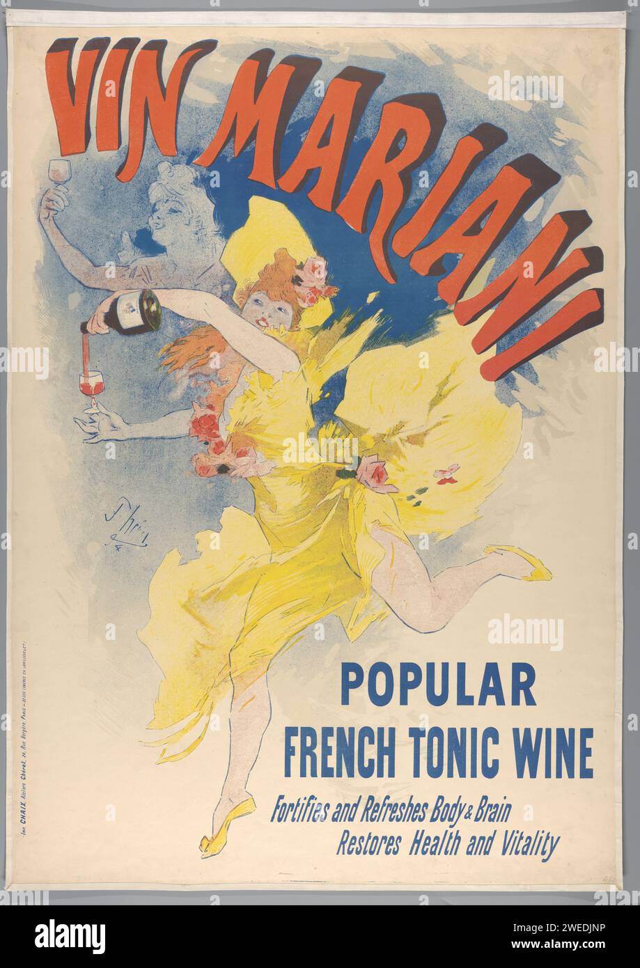 VIN Mariani, 1894, Jules Chéret, Poster 1894 Stockfoto