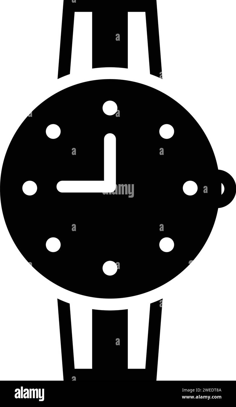 Symbol für Uhren, Zeit Stock Vektor