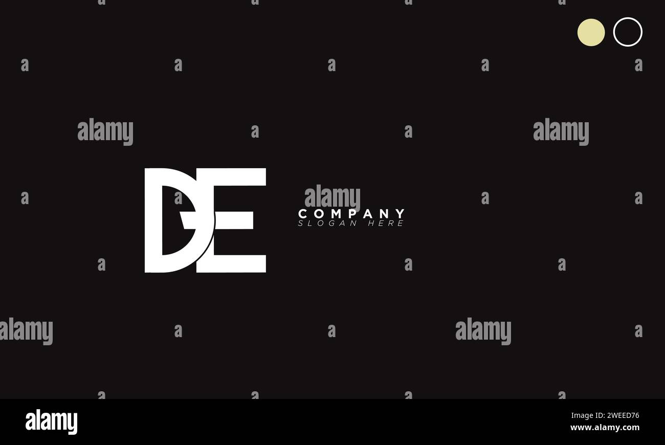 De initialen logo Fotos und Bildmaterial in hoher Auflösung Alamy