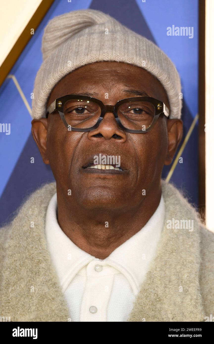 Samuel L. Jackson bei der Weltpremiere des Kinofilms Argylle im Odeon Leicester Square. London, 24.01.2024 *** Samuel L Jackson bei der Uraufführung des Films Argylle am Odeon Leicester Square London, 24 01 2024 Foto:XS.xVasx/xFuturexImagex argylle 4254 Stockfoto