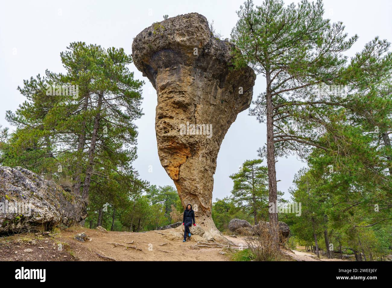 Verzauberte Stadt Cuenca (Spanien) Stockfoto