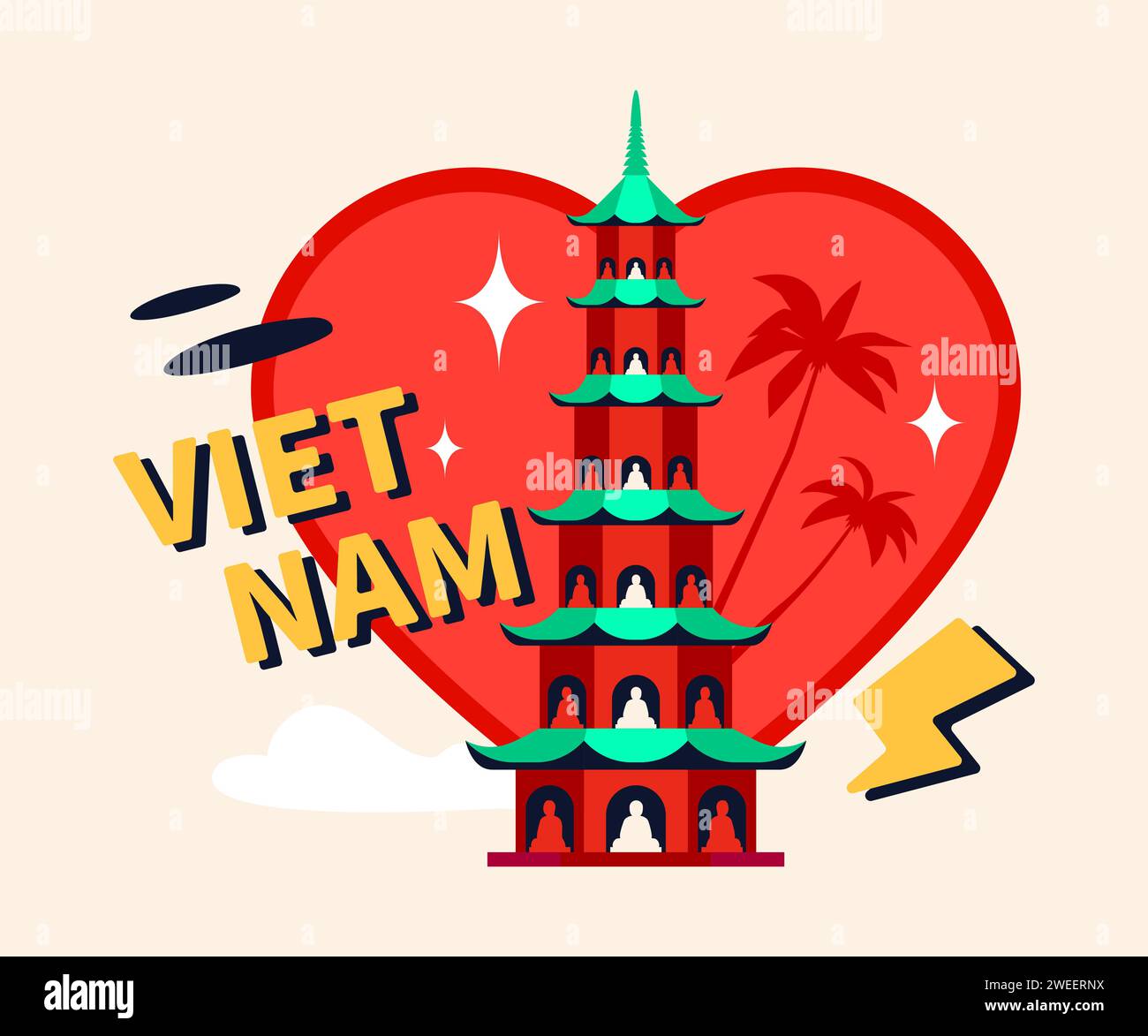 Vietnamesischer buddhistischer tempel kaufen Alamy