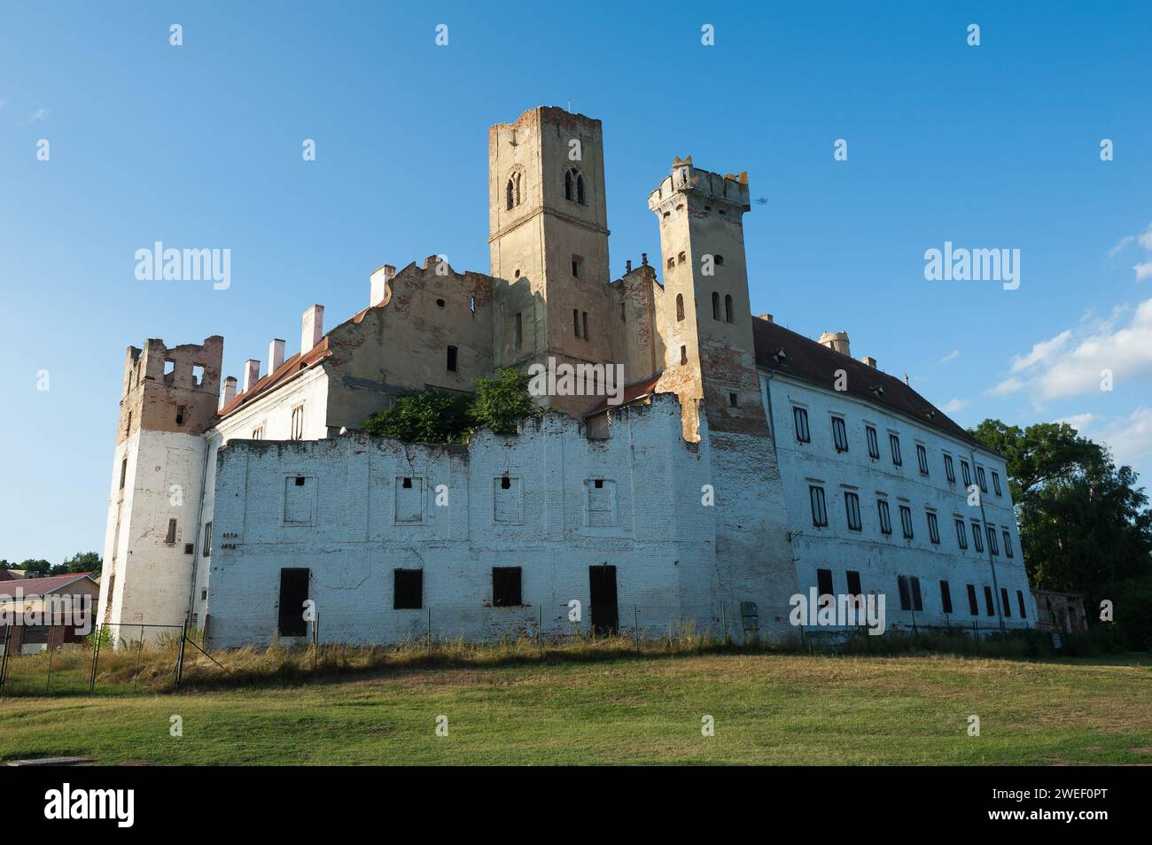 Schloss Břeclav, südmährische Region der Tschechischen Republik Stockfoto