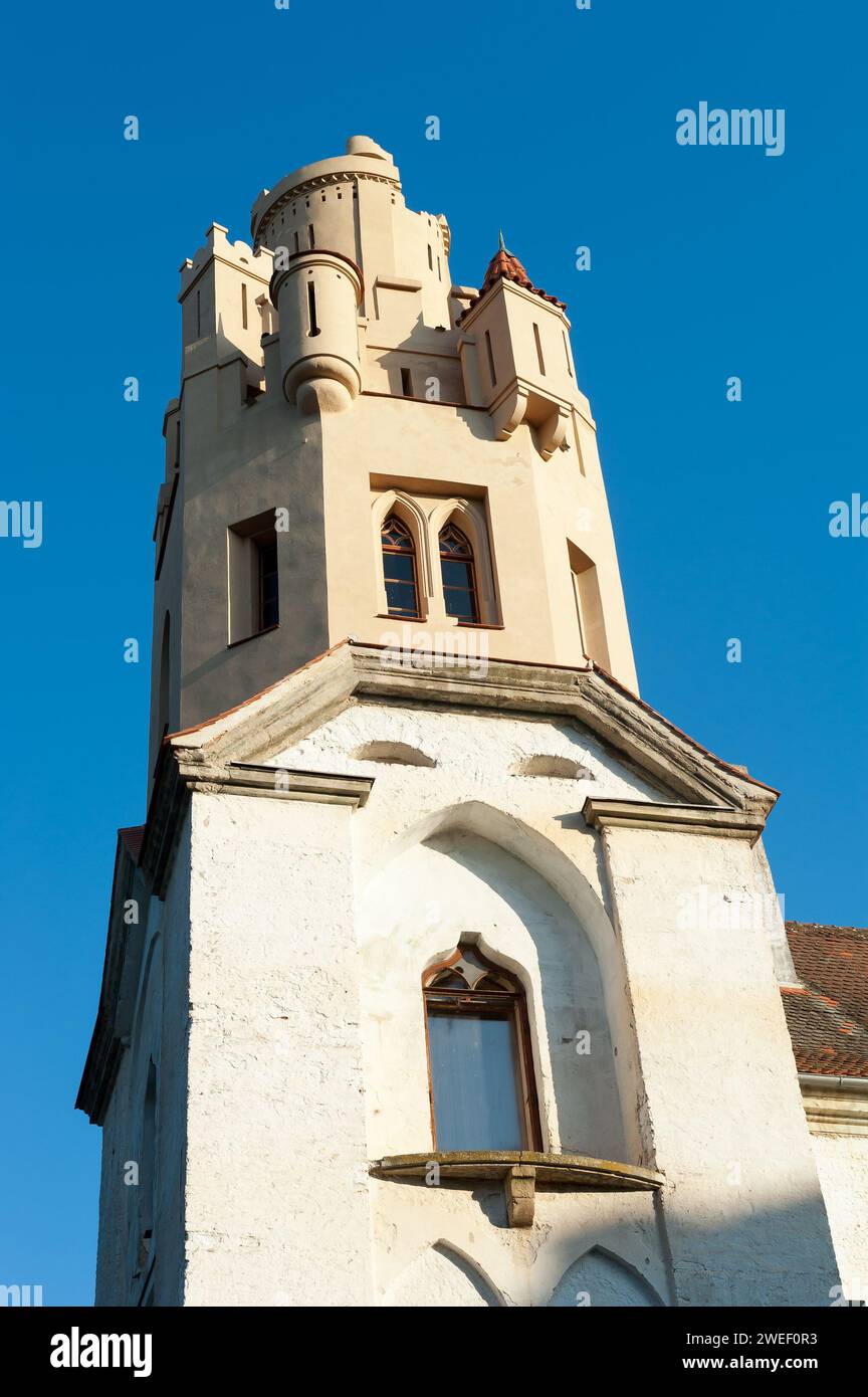 Schloss Břeclav, südmährische Region der Tschechischen Republik Stockfoto