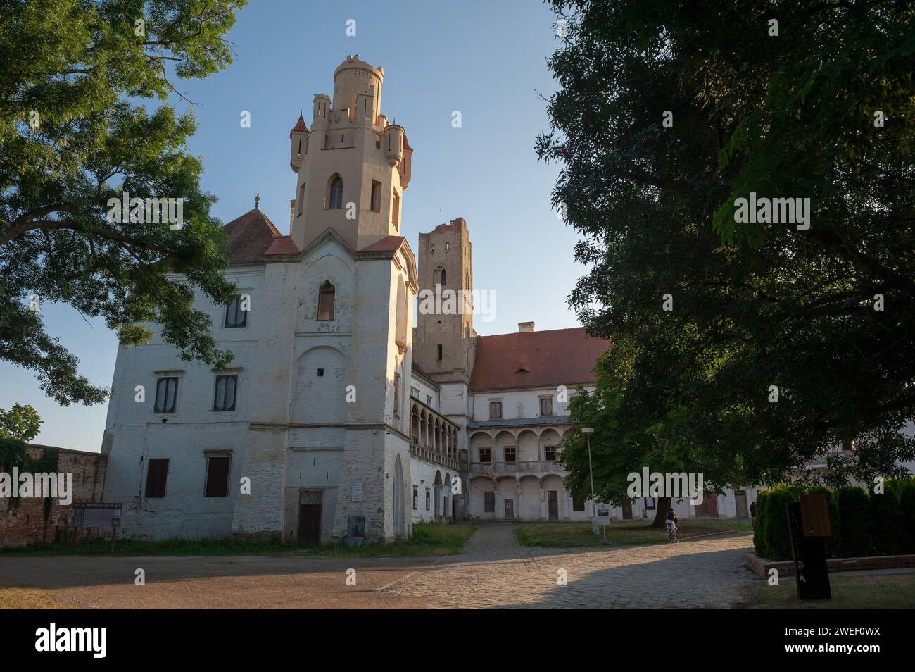 Schloss Břeclav, südmährische Region der Tschechischen Republik Stockfoto