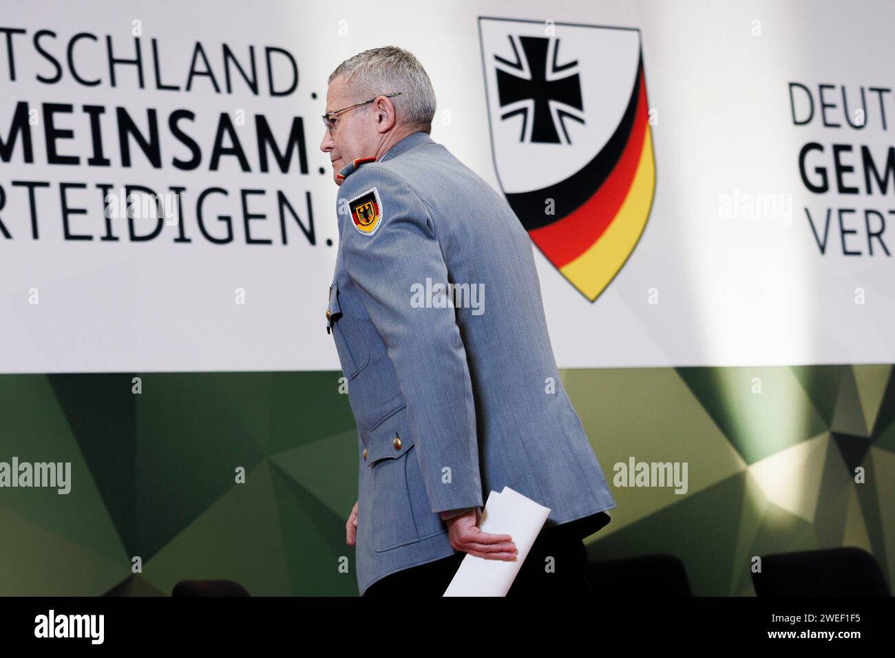 Berlin, Deutschland. Januar 2024. Generalleutnant Andre Bodemann ...