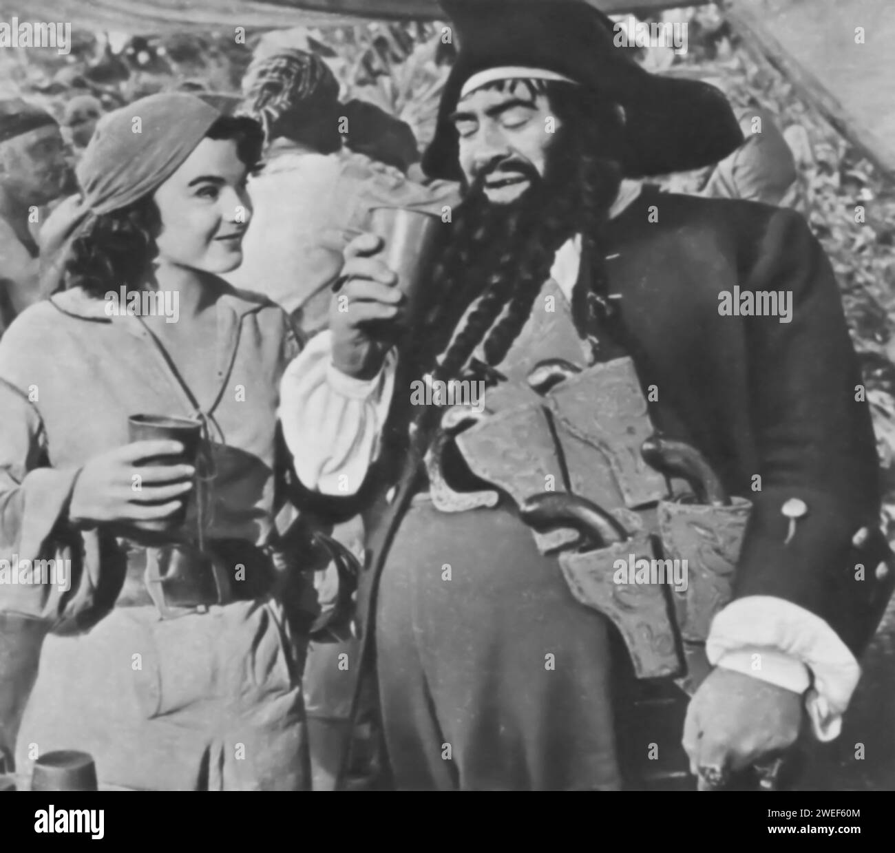 Jean Peters und Thomas Gomez spielen die Hauptrollen in „Anne of the ...