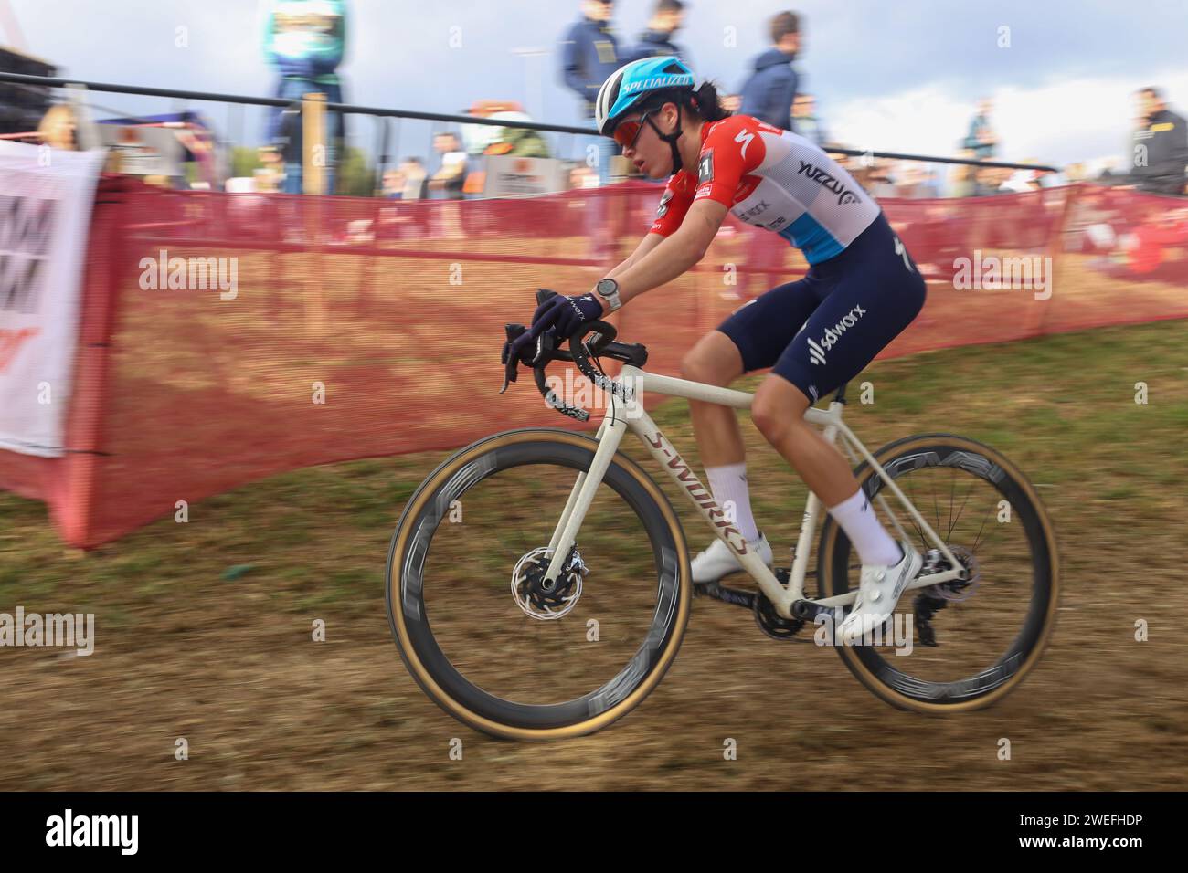 Benidorm, Spanien, 21. Januar 2024 Team SDBetriebsradfahrerin Marie Schreiber (61) beim Women