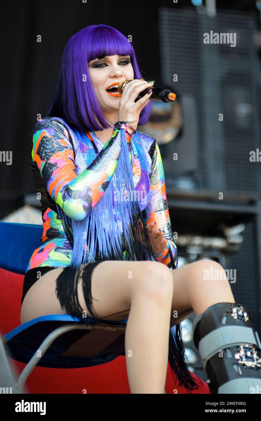 Jessie J, V2011, Hylands Park, Chelmsford, Essex, Großbritannien - 20. August 2011 Stockfoto