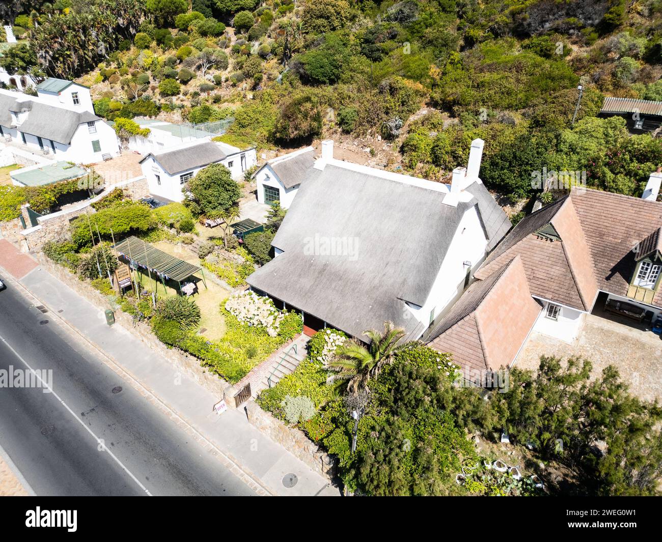 Rhodes Cottage Museum and Tea Room, St. James, Muizenberg, Kapstadt, 7945 Stockfoto