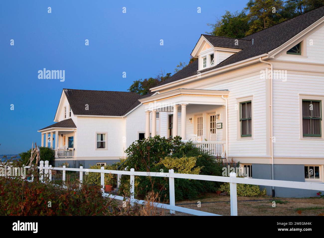 Tierpfleger Viertel, Punkt Robinson Park, Vashon Island, Washington Stockfoto