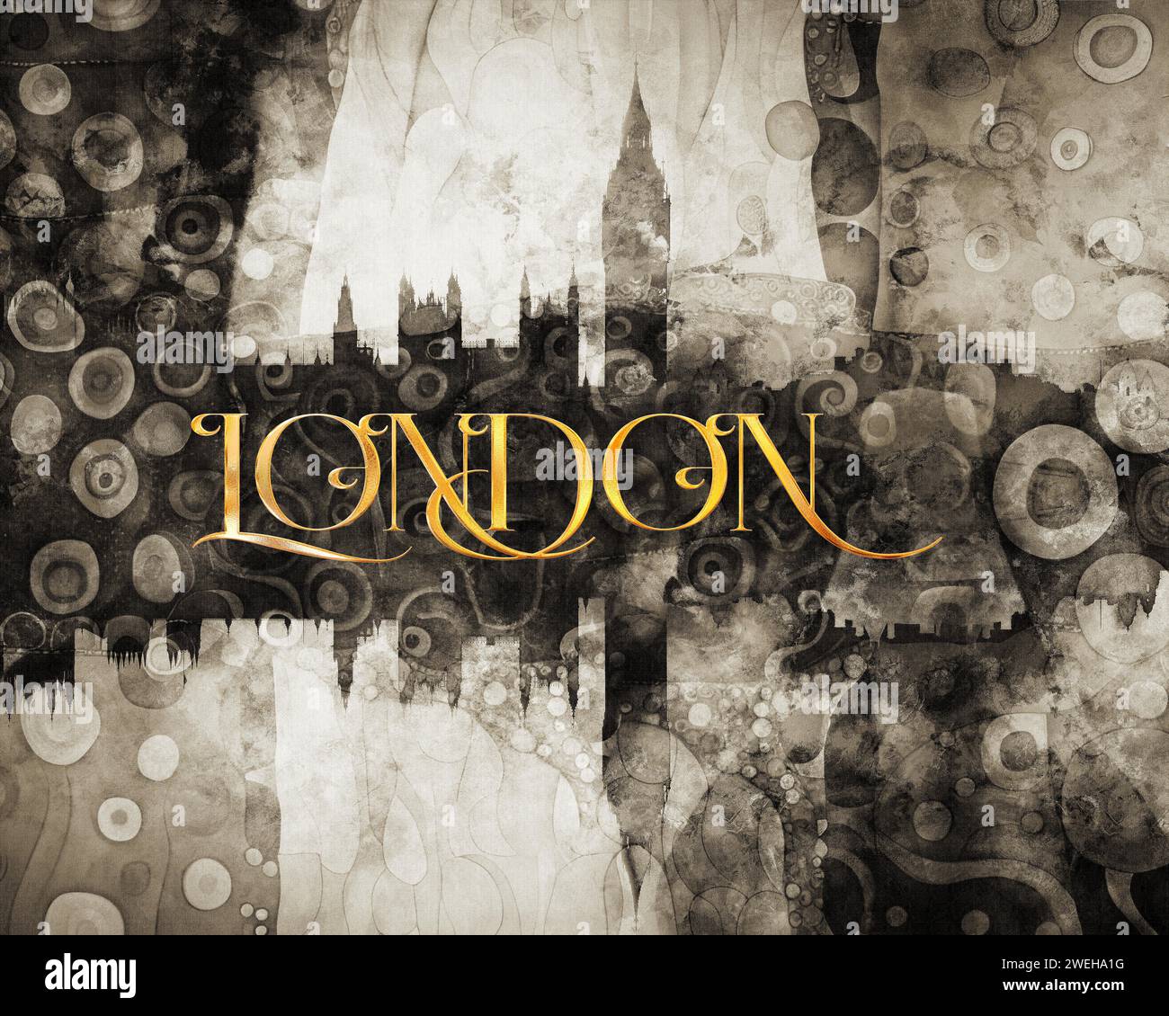 MODERNES DESIGN: London von Edmund Nagele FRPS Stockfoto