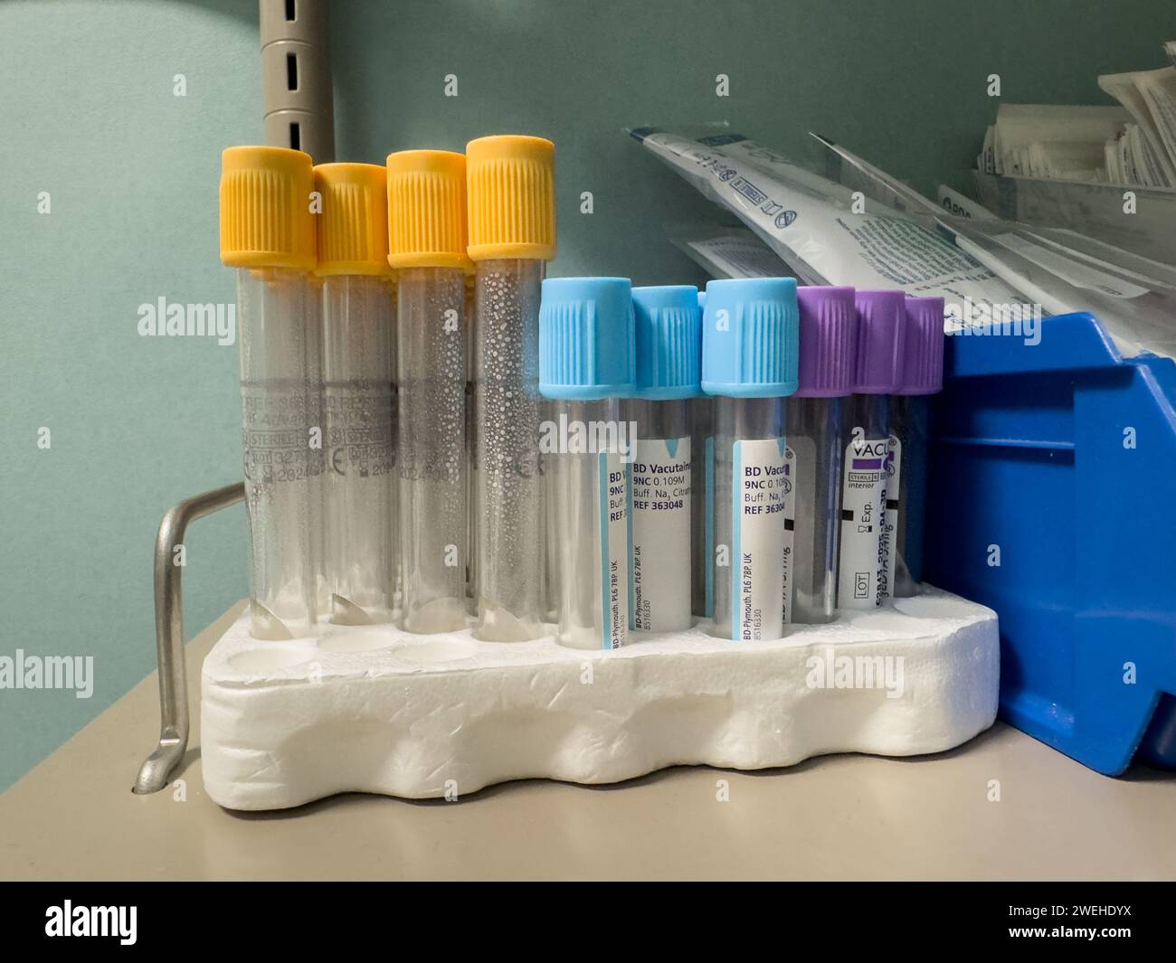 Medizinische Geräte in der Krankenhausnotaufnahme Stockfoto