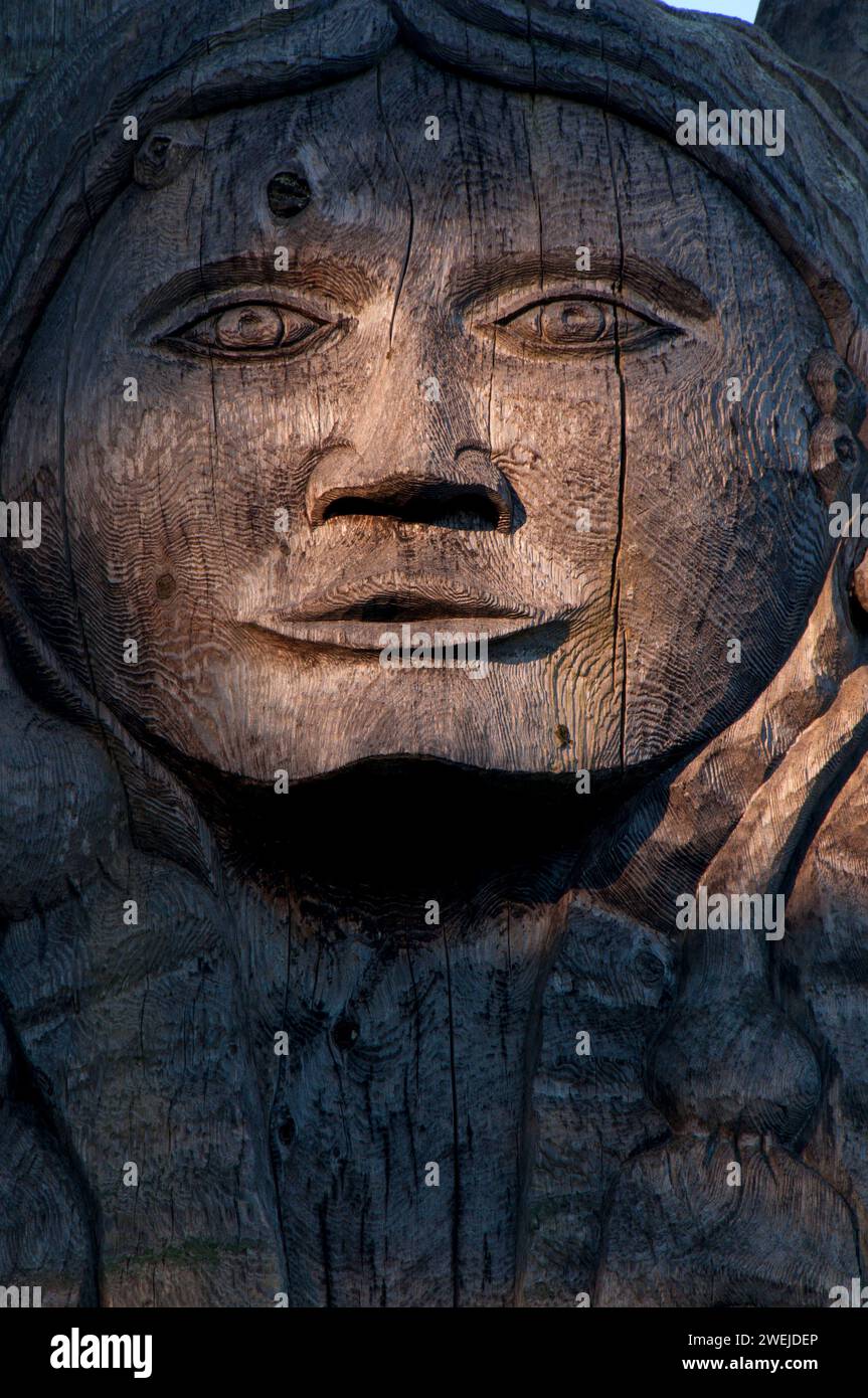 The Maiden of Deception Pass, Deception Pass State Park, Washington Stockfoto