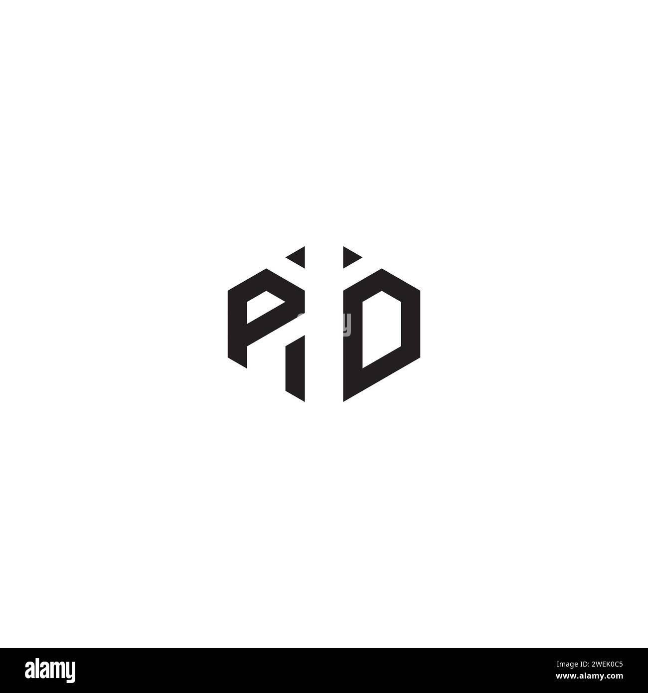 Po abstraktes Konzept in hochwertigem, professionellem Design, das auf allen Printmedien gut gedruckt wird Stock Vektor