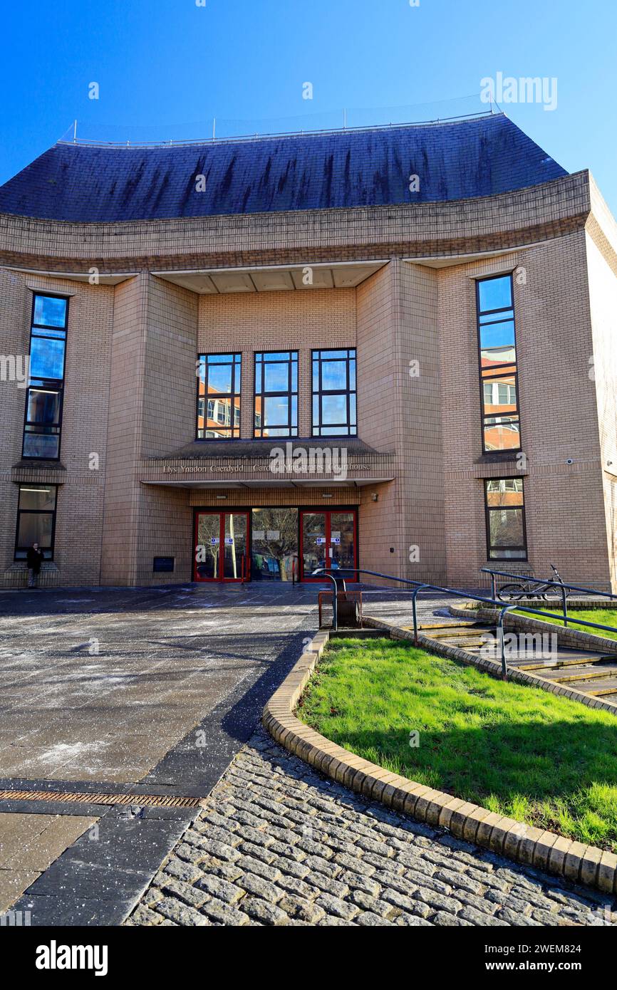 Cardiff Magistrates Court, Cardiff, Wales, UK. Stockfoto