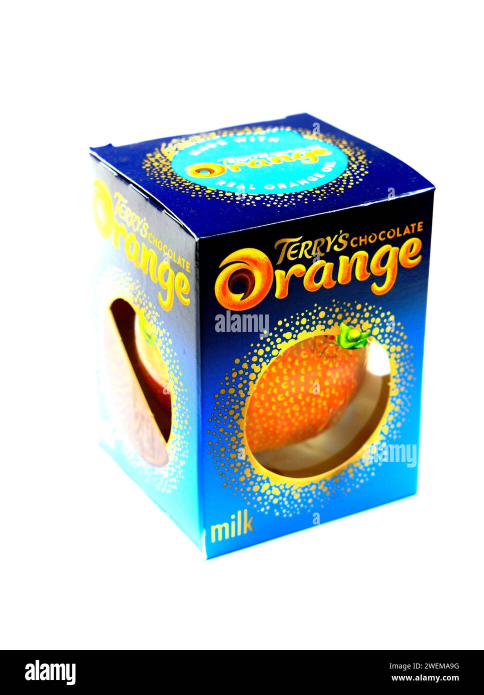 Terry's Schokoladenorange. Stockfoto