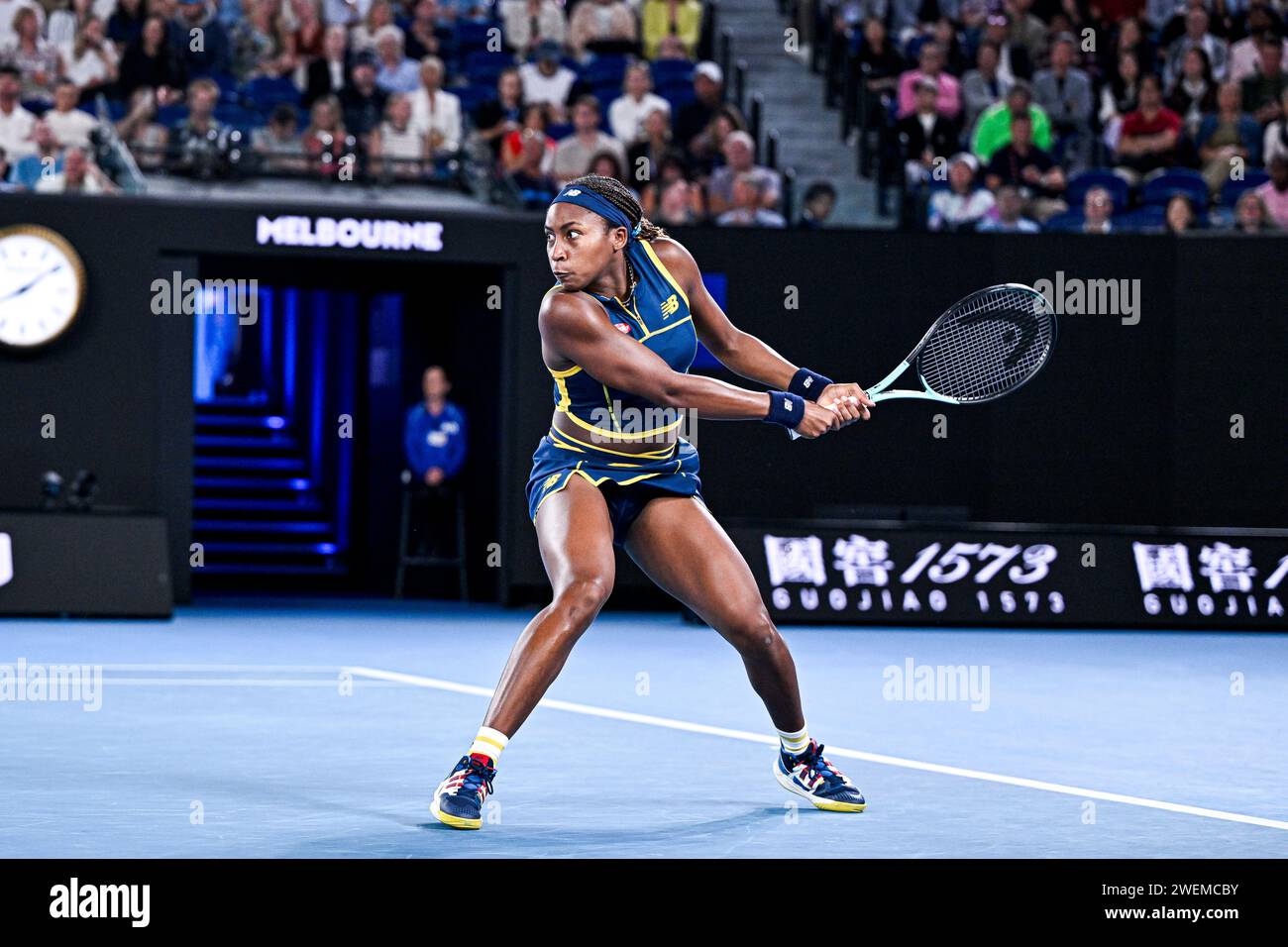 Paris, Frankreich. Januar 2024. Cori Coco Gauff während des Australian