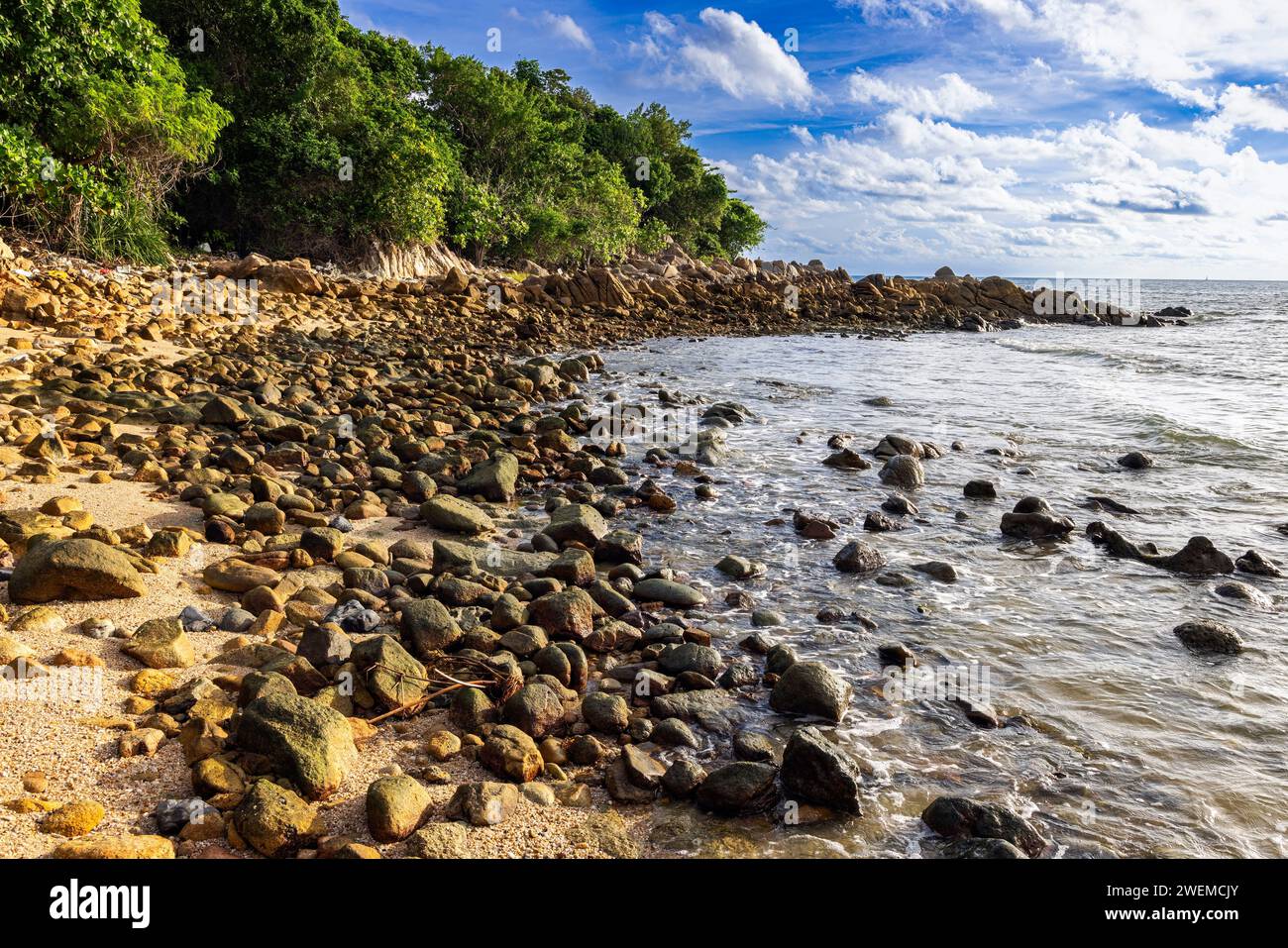 Rock Beach, Bo Phut, Ko Samui, Thailand Stockfoto