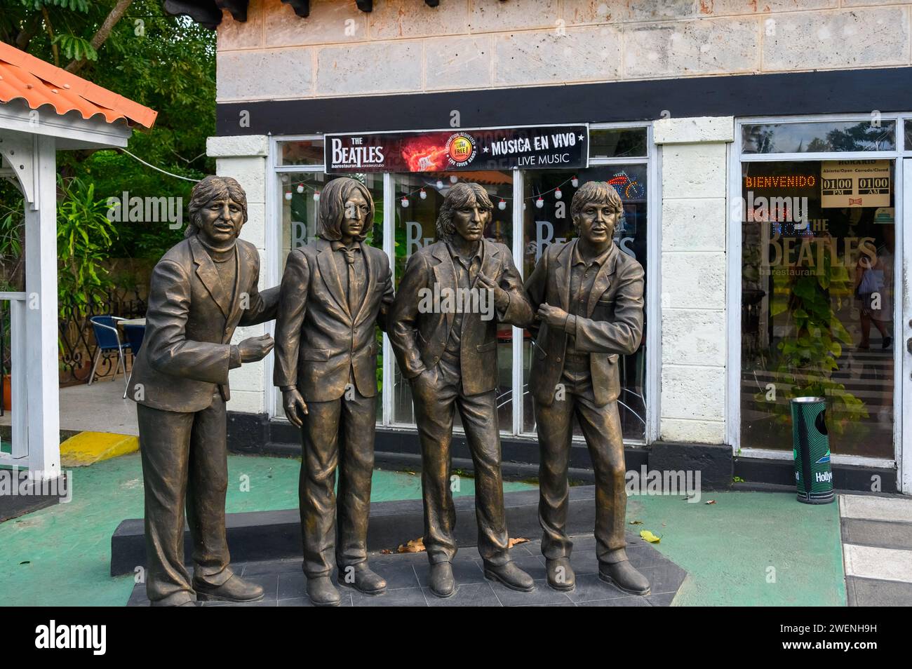 Die beatles Bar und Grill Restaurant, varadero, kuba Stockfoto