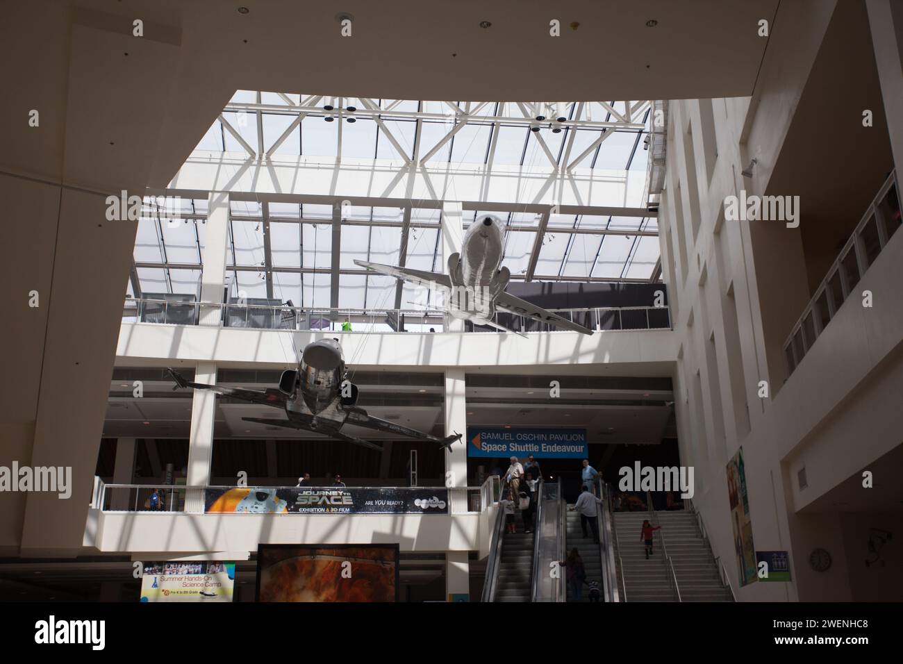 Das San Diego Air & Space Museum ist ein Luftfahrt- und Raumfahrtmuseum in San Diego, Kalifornien, USA. Das Museum befindet sich im Balboa Park Stockfoto