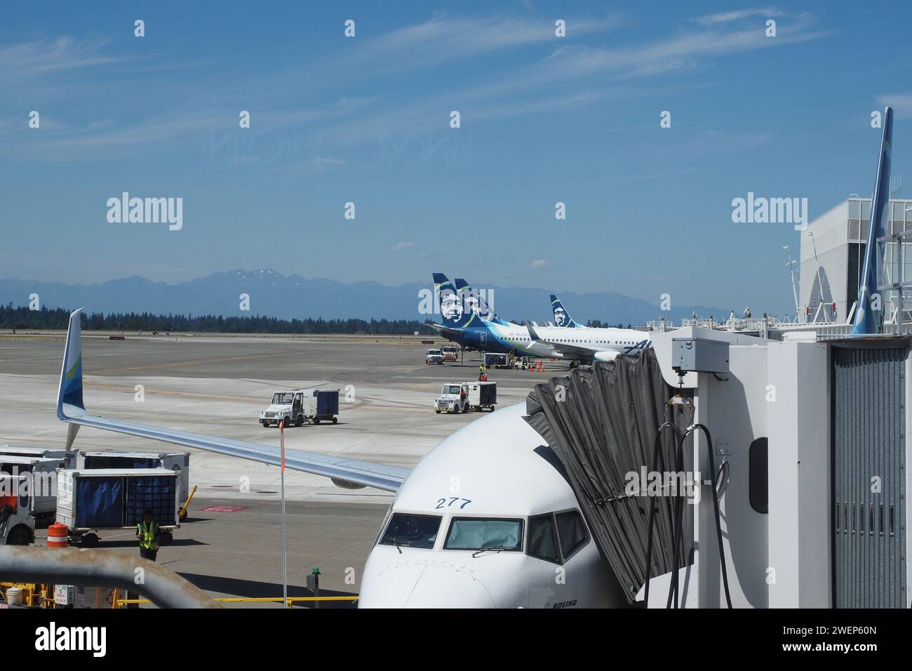 Seattle, Washington, ist ein wunderbares Reiseziel für Touristen. Stockfoto