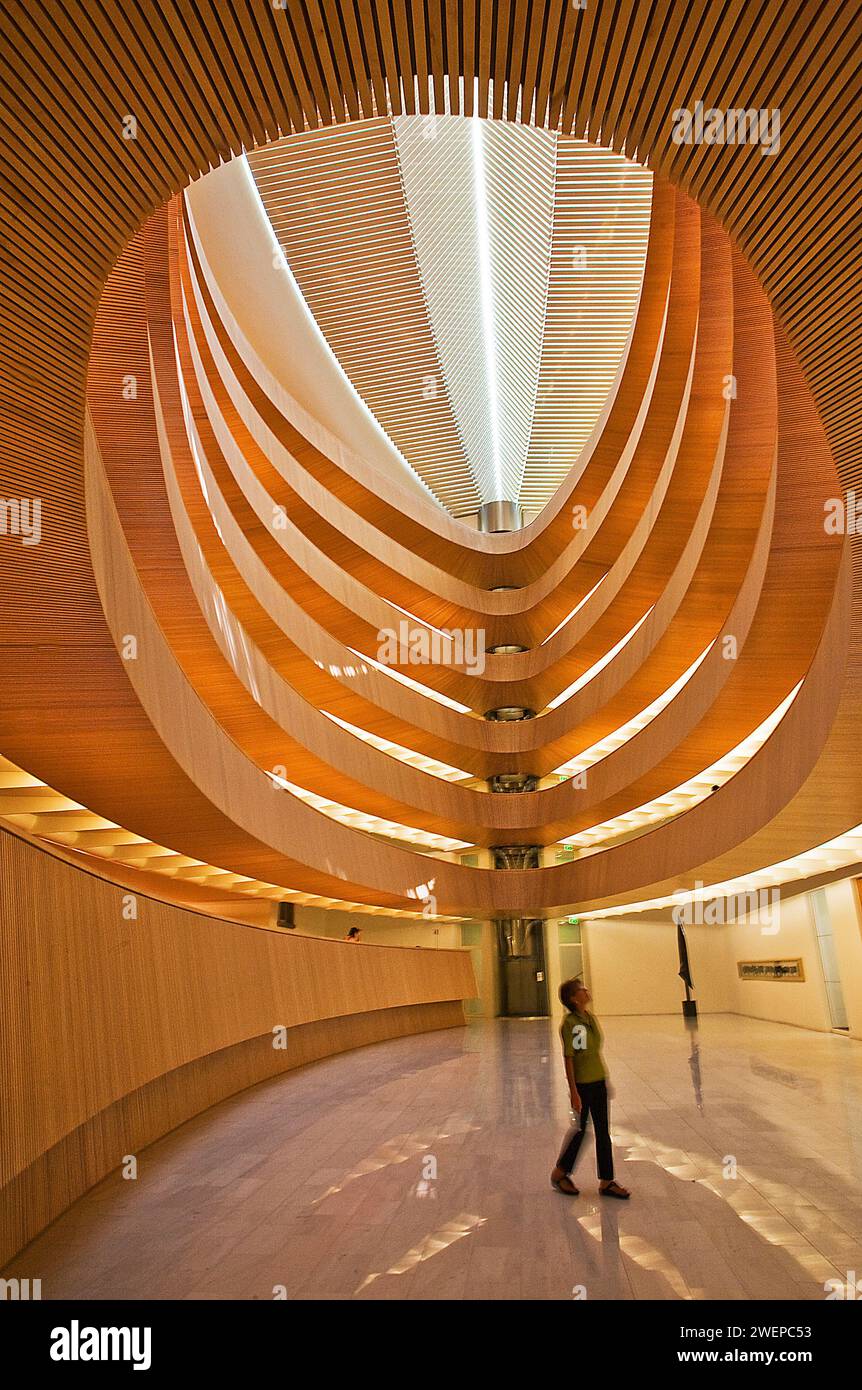 Zürich: Bibliothek der Rechtswissenschaften, entworfen vom spanischen Architekten Santiago Calatrava Stockfoto