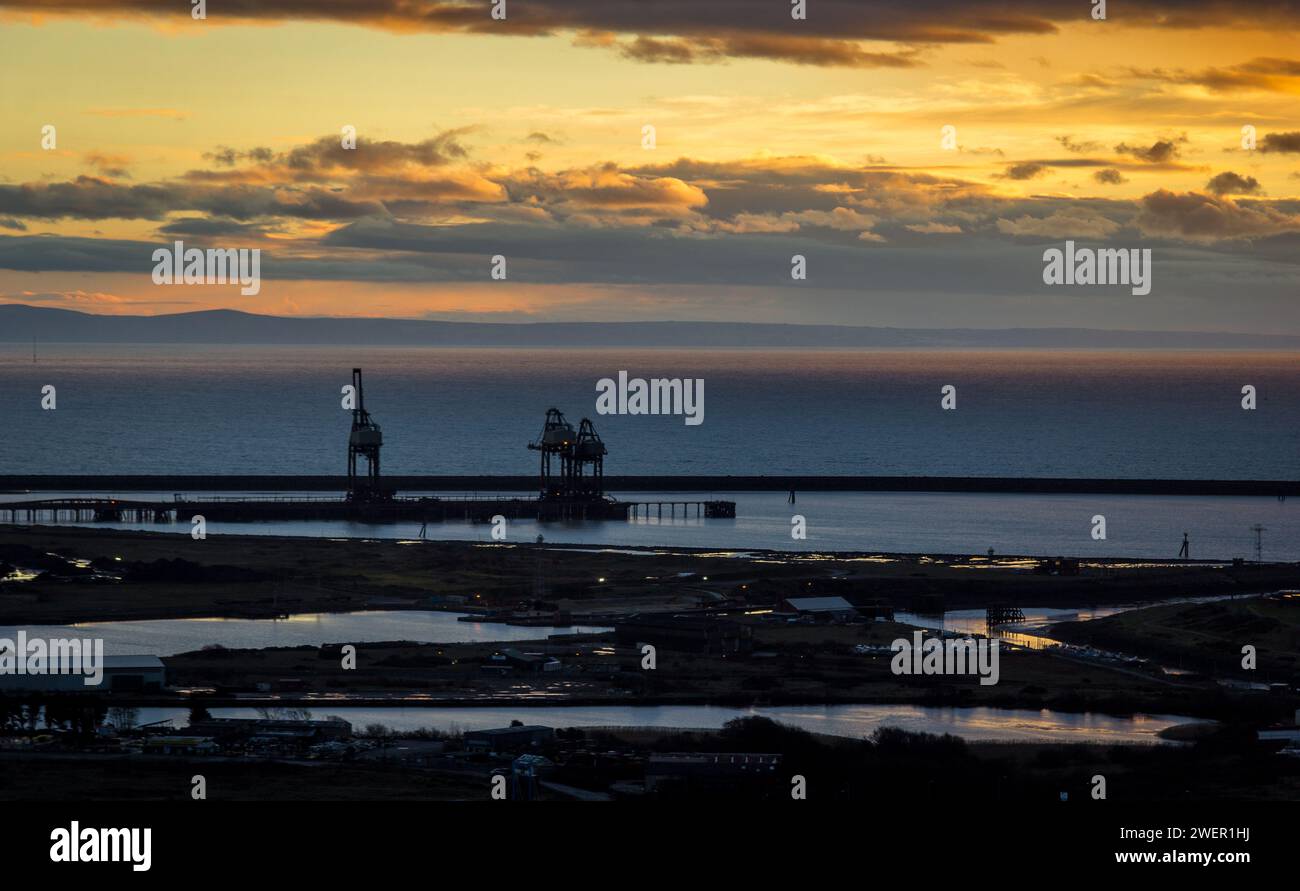 Port Talbot Harbour - 2014 Stockfoto