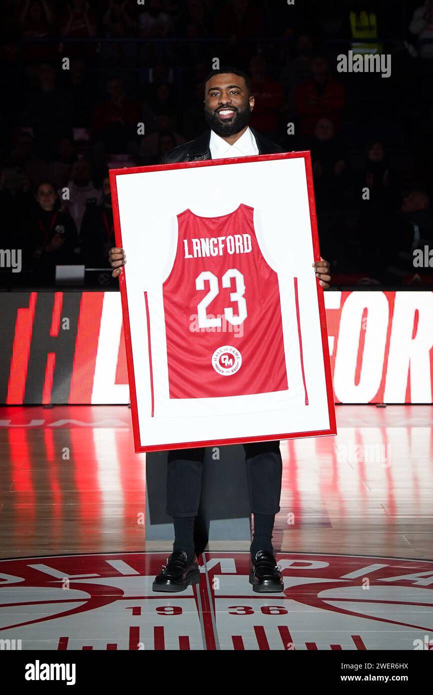 Mailand, Italien. Januar 2024. Während der EA7 Emporio Armani Milano gegen FC Barcelona, Basketball Euroleague Spiel in Mailand, Italien, 26. Januar 2024 Credit: Independent Photo Agency/Alamy Live News Stockfoto