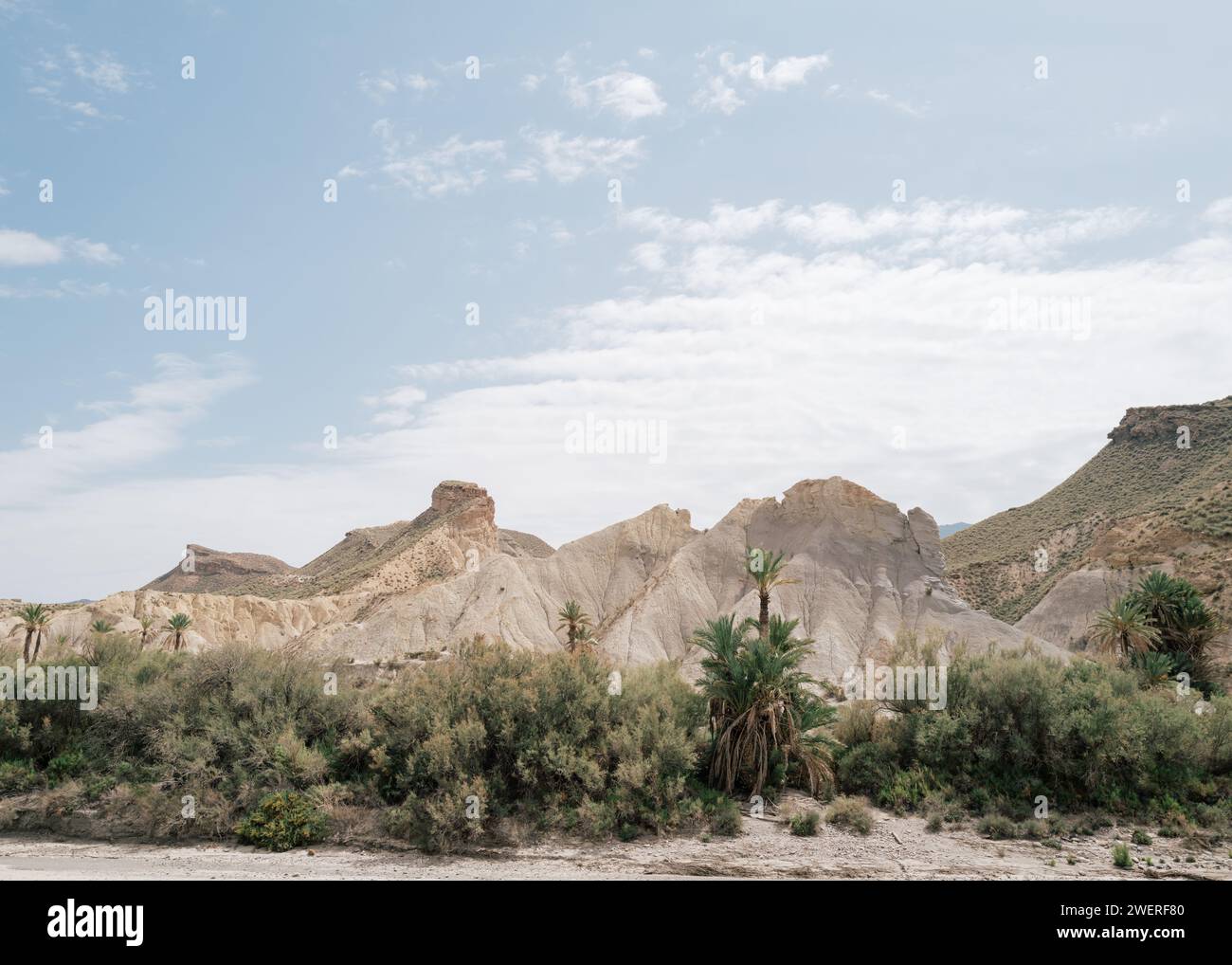 Tabernas Desert, Spanien Stockfoto