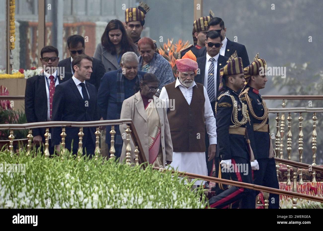 NEW DELHI, INDIEN 26. JANUAR Präsident von Indien, Droupadi Murmu