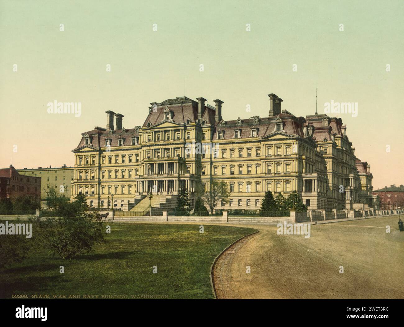 Eisenhower Executive Office Building (State, war, and Navy Building), Washington, D.C. 1898. Stockfoto