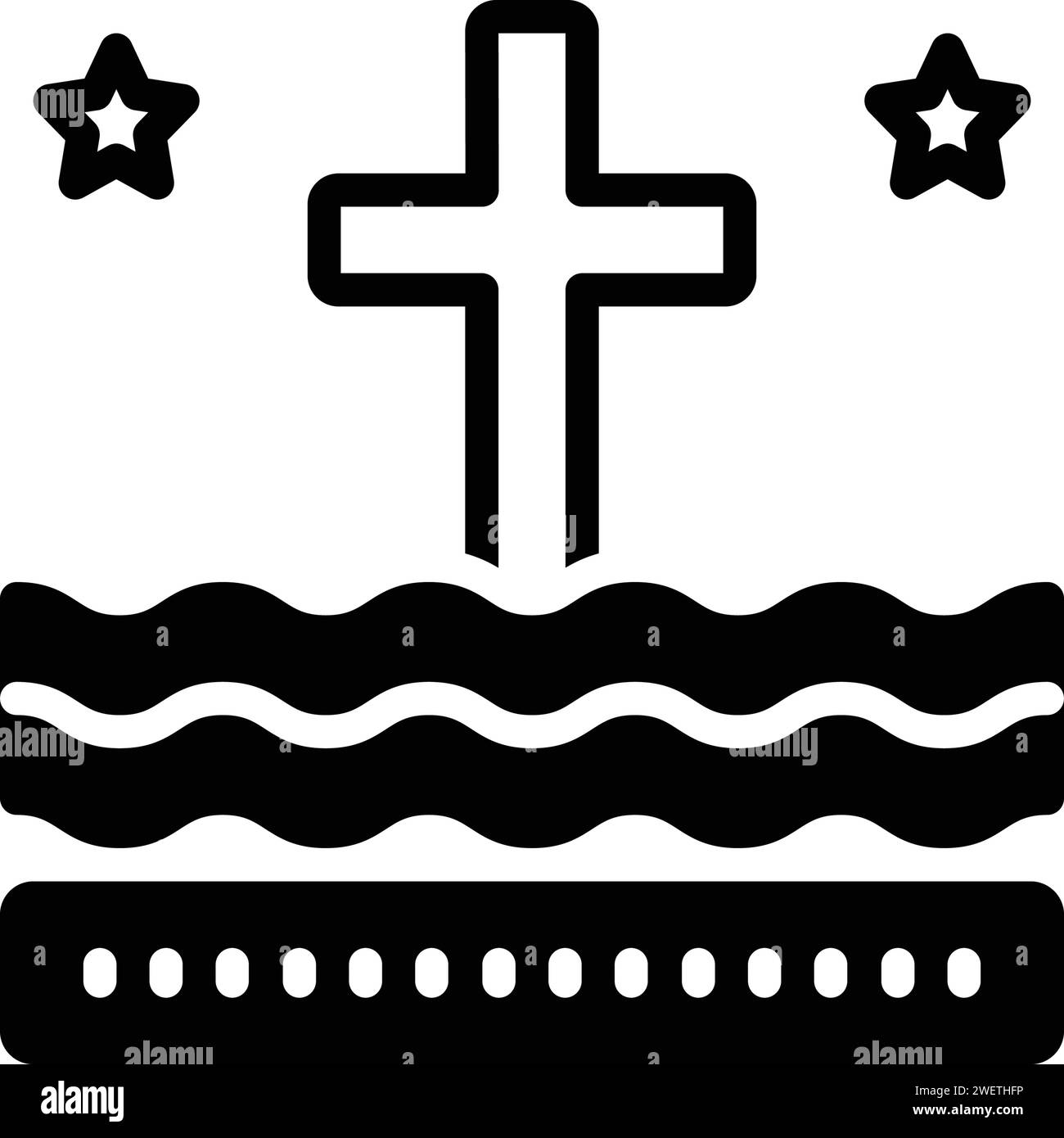 Symbol für Liturgie, Ritual Stock Vektor