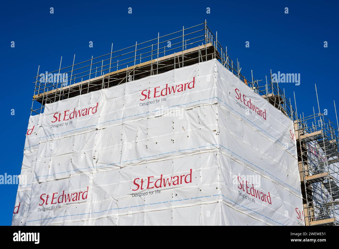 Neue Wohnsiedlung, New Village, Green Park Village, Green Park, Reading, Berkshire, England, Großbritannien, GB. Stockfoto