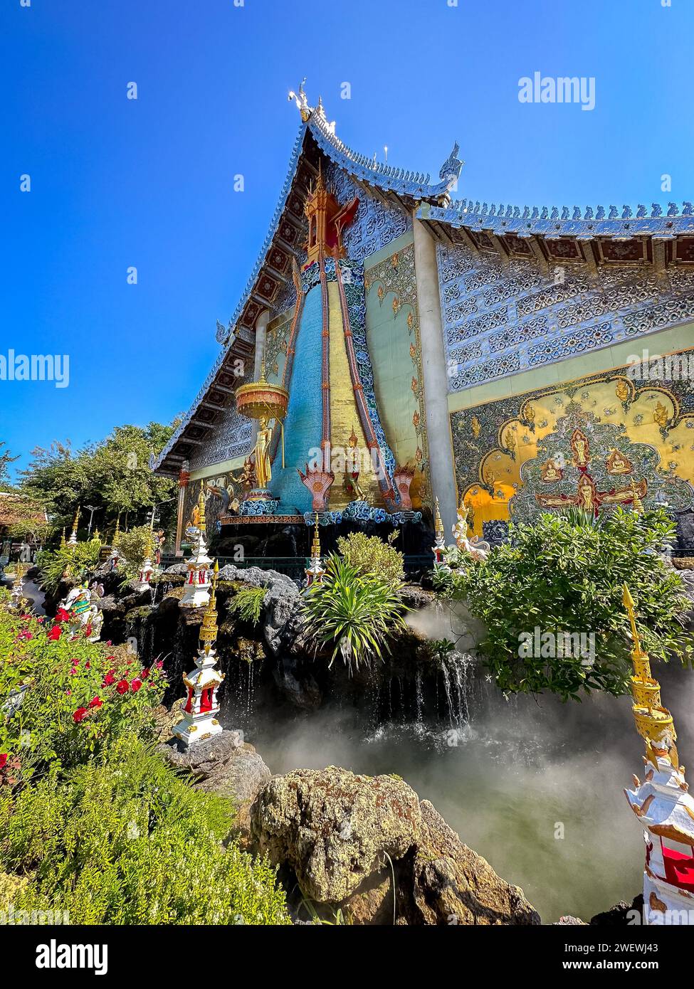 Wat Si Don Muun oder Wat Sri Don Moon in Chiang Mai, Thailand Stockfoto