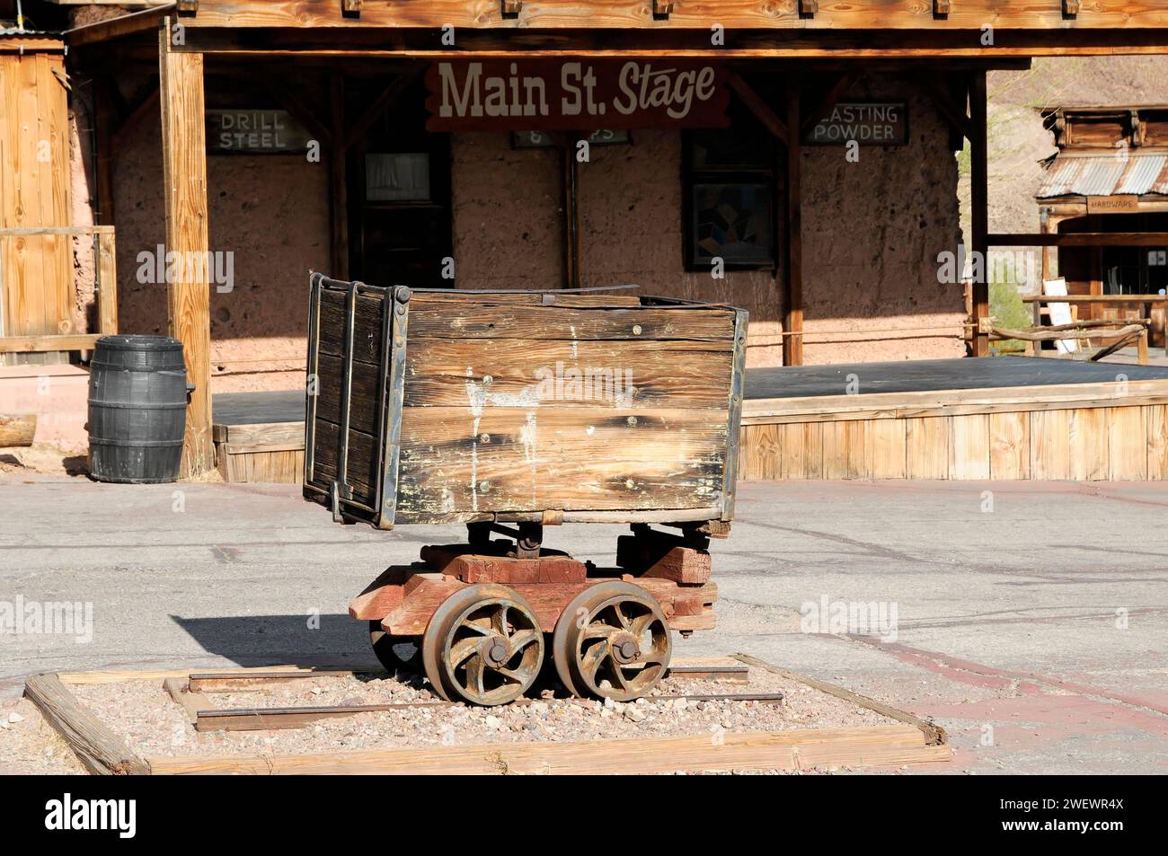 Geisterstadt Calico, Yermo, Kalifornien, USA Stockfoto