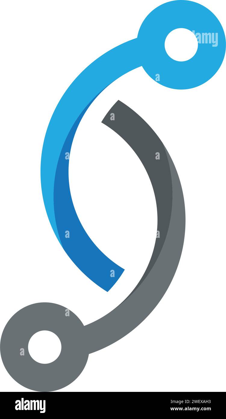 Stromkreis Logo Template Vector Illustration Icon Design Stock Vektor