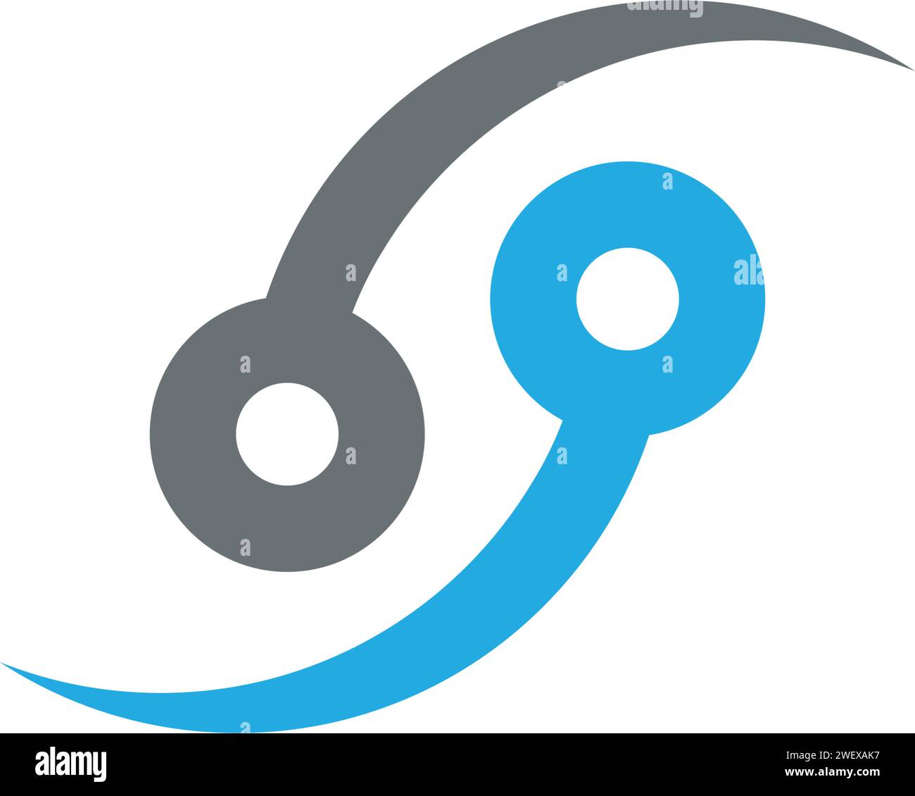 Stromkreis Logo Template Vector Illustration Icon Design Stock Vektor