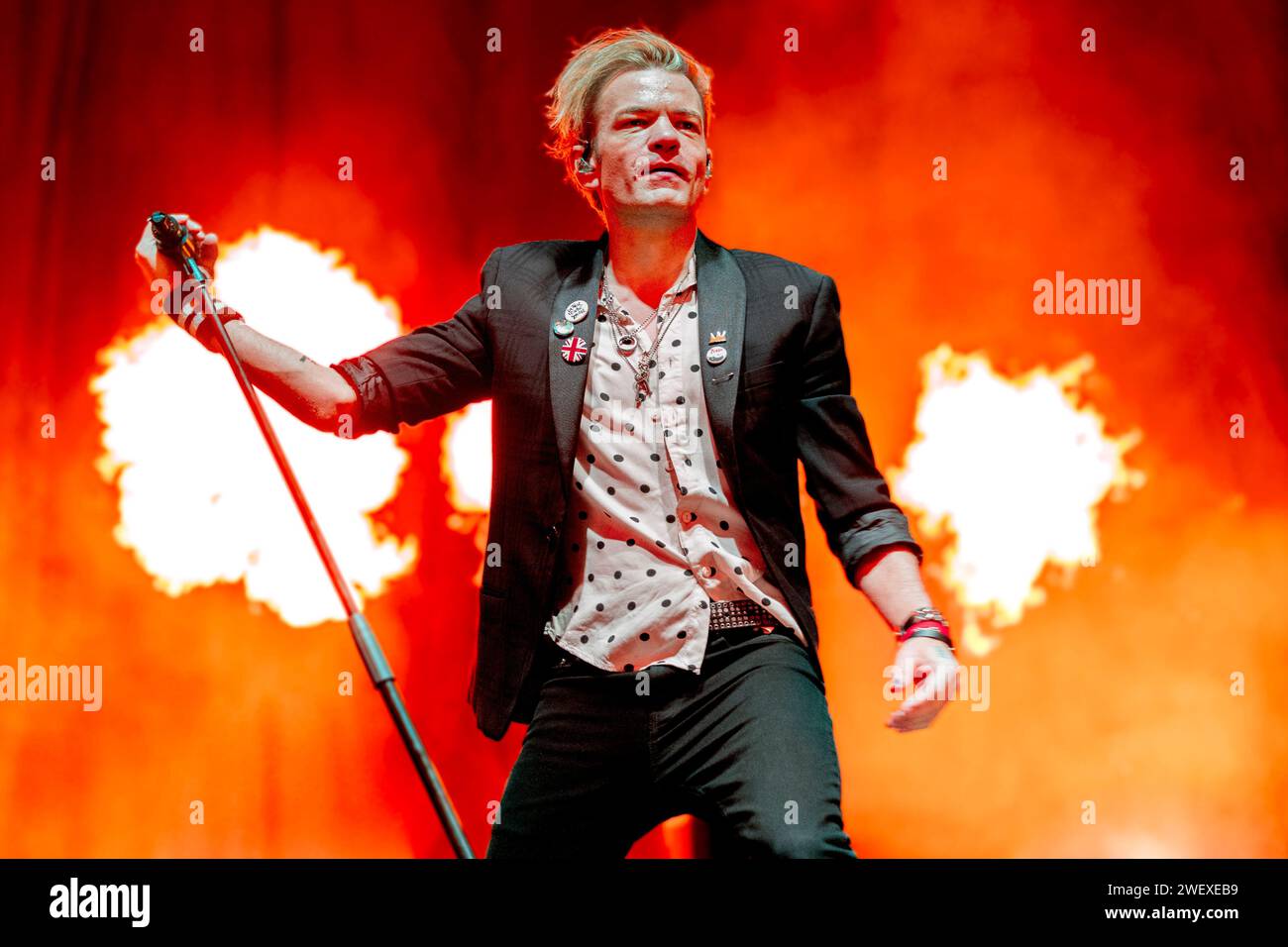 Italien 01 Juni 2023 Sum 41 Live beim Slam Dunk Italy Festival Bellaria-Igea Marina © Andrea Ripamonti / Alamy Stockfoto