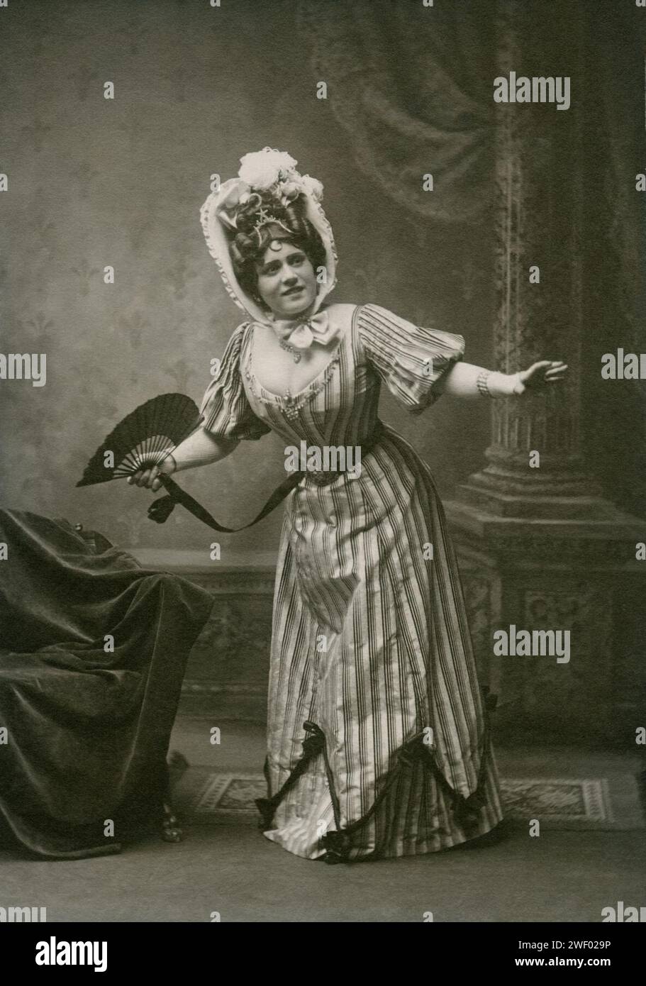 Anna Fernqvist, rollporträtt - SMV - H1 122 - Restauration. Stockfoto