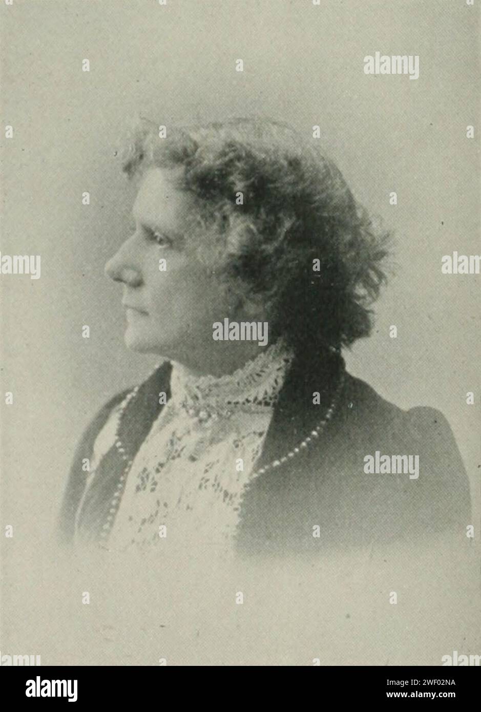 ANNA M. LONGSHORE POTTS eine Frau des Jahrhunderts (Seite 596). Stockfoto
